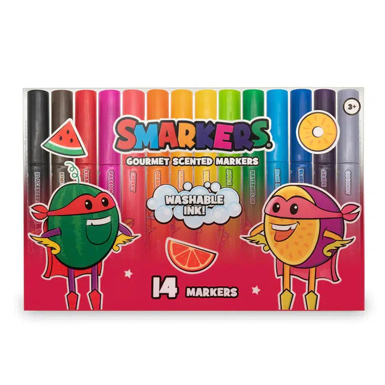 Smarkers 6 Pack - Scented Markers - - Fat Brain Toys