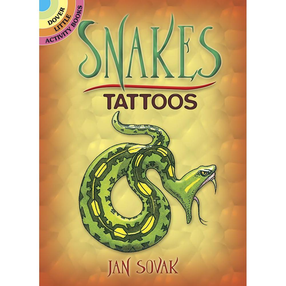 Snakes Tattoos-Dover Publications-The Red Balloon Toy Store