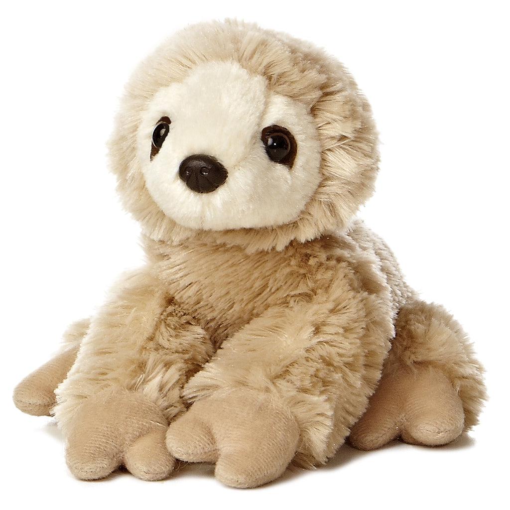Snoozy the Light Brown Sloth - Mini Flopsies-Aurora World-The Red Balloon Toy Store