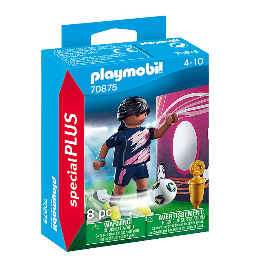 Soccer Player with Goal-Playmobil-The Red Balloon Toy Store