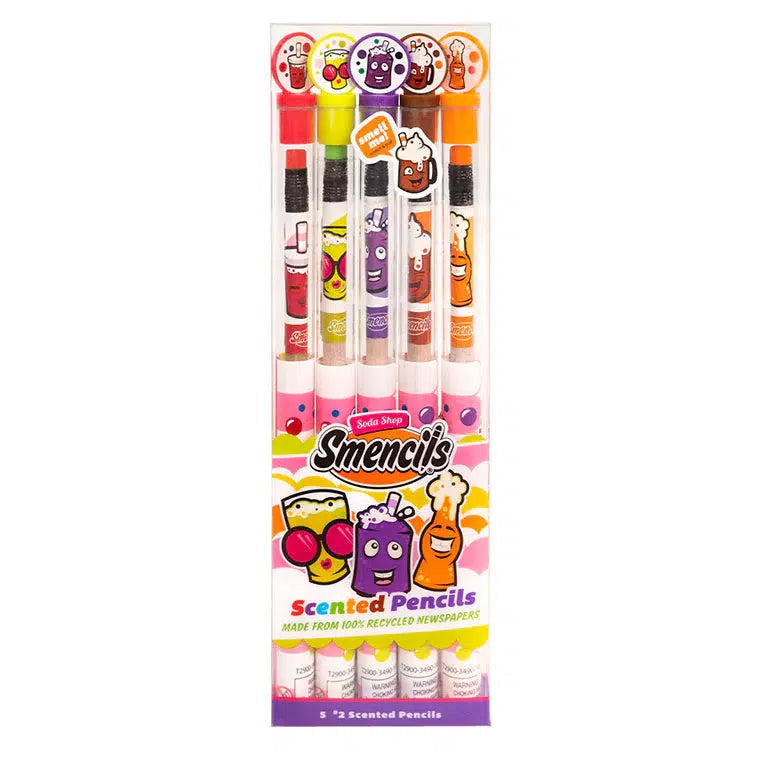 Soda Shop Smencils Set 5-pack-Scentco-The Red Balloon Toy Store