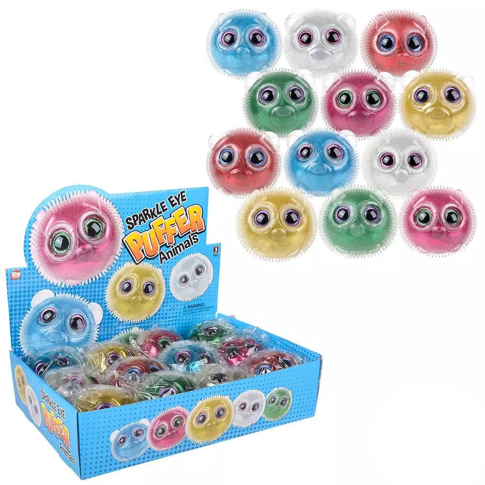 Sparkle Eye Puffer Animals-The Toy Network-The Red Balloon Toy Store