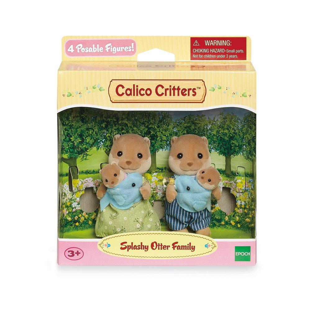 Splashy Otter Family-Calico Critters-The Red Balloon Toy Store