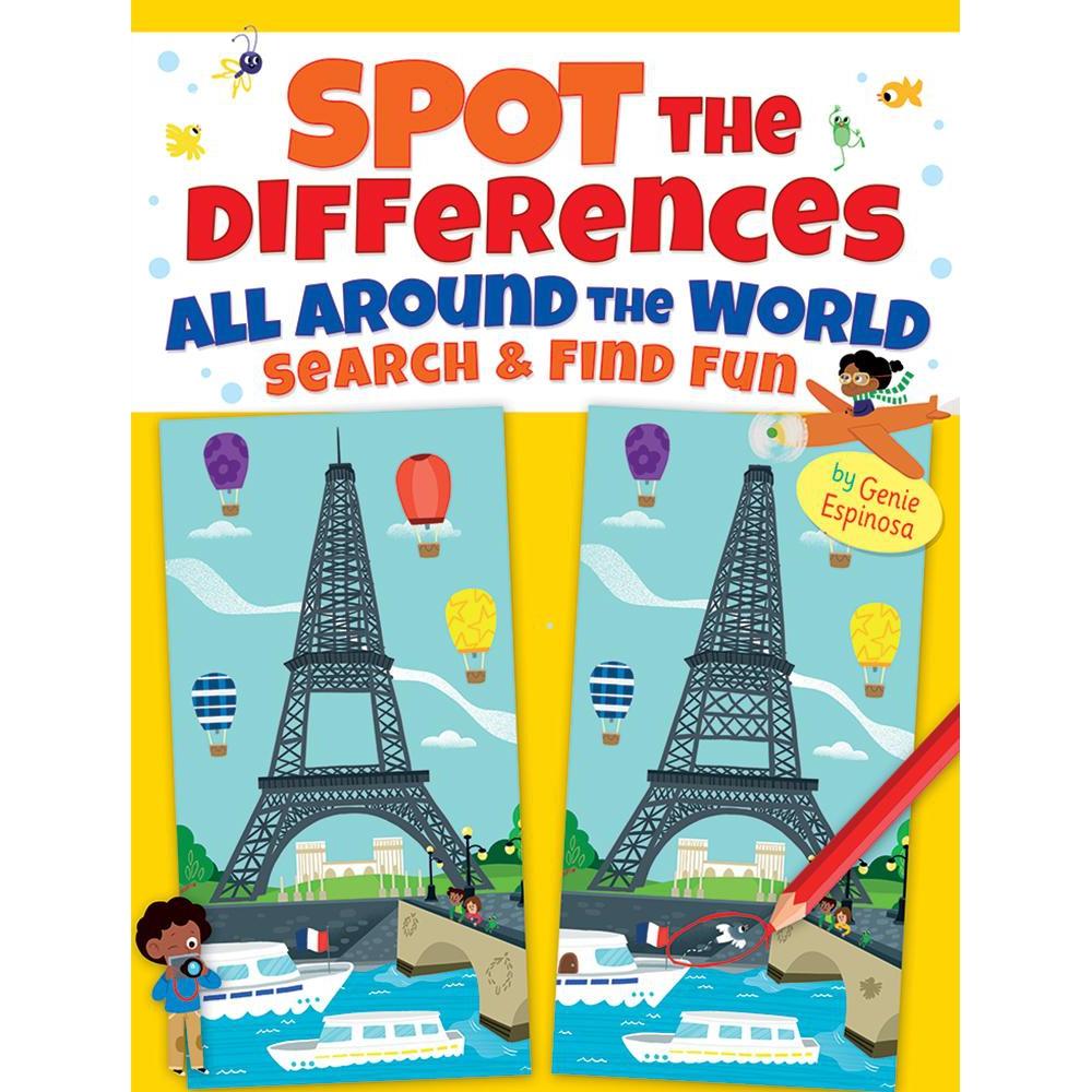 Spot the Differences All Around the World: Search & Find Fun-Dover Publications-The Red Balloon Toy Store