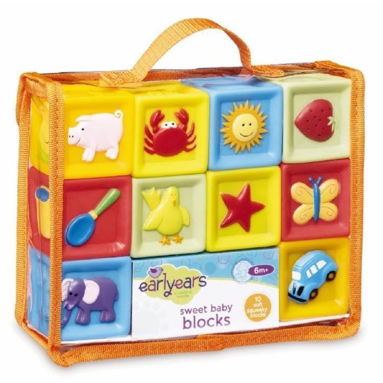 Squeak 'n Stack Blocks-Earlyears-The Red Balloon Toy Store