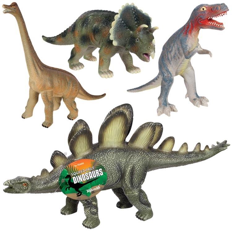 Squeezable Dinosaur Assortment-Toysmith-The Red Balloon Toy Store