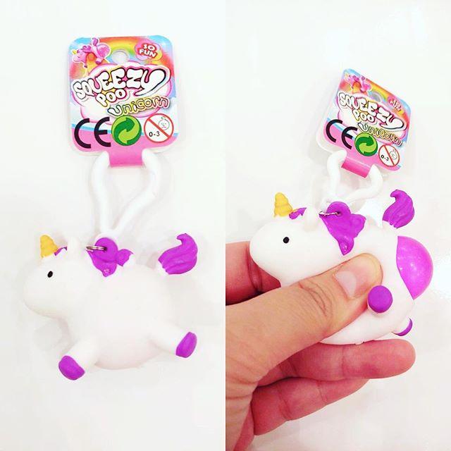 Squeezy Unicorn Keyring-Keycraft-The Red Balloon Toy Store