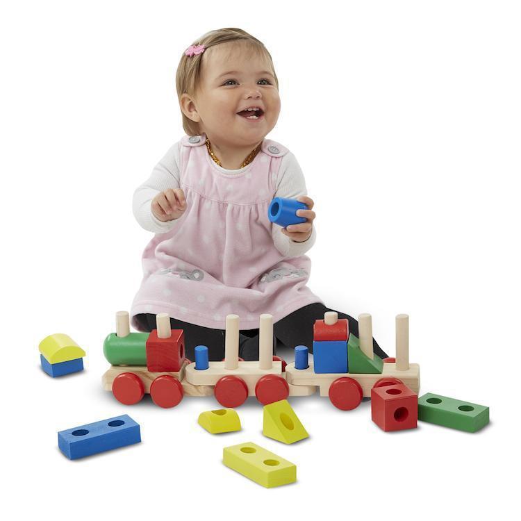 Stacking Train-Melissa & Doug-The Red Balloon Toy Store
