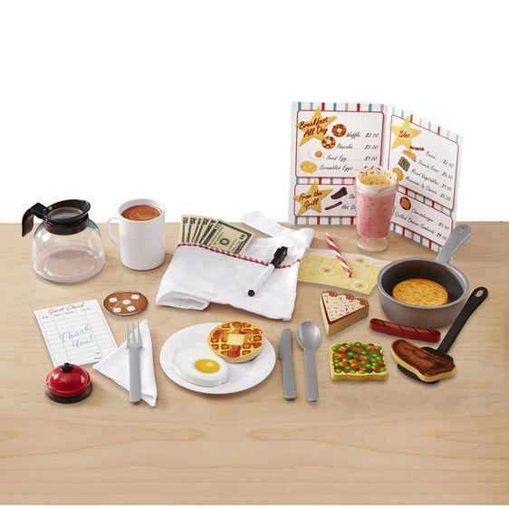 Star Diner Restaurant Play Set-Melissa & Doug-The Red Balloon Toy Store