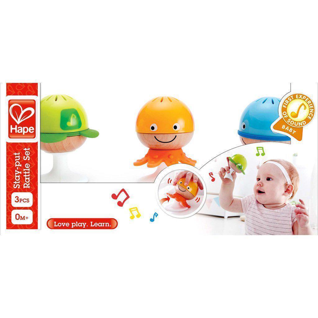 Stay-put Rattle Set-Hape-The Red Balloon Toy Store