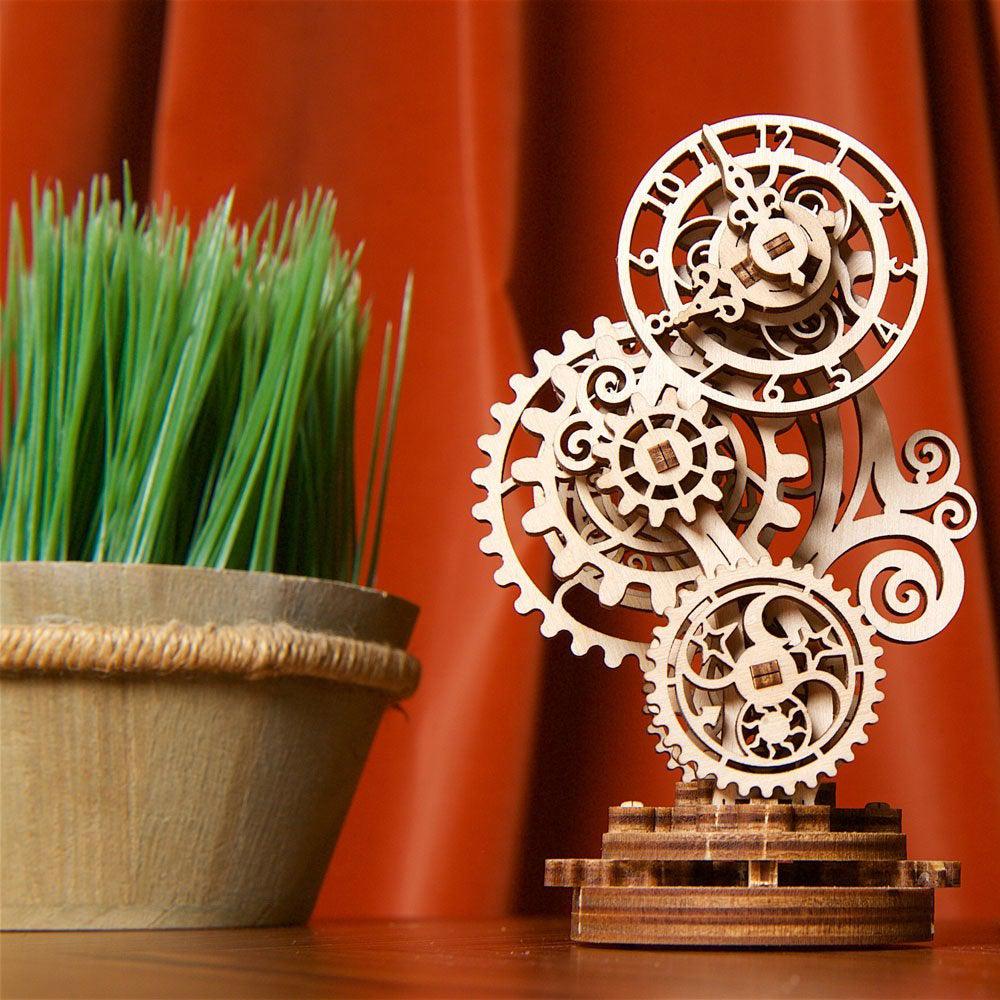 Steampunk Clock - UGears-UGears-The Red Balloon Toy Store