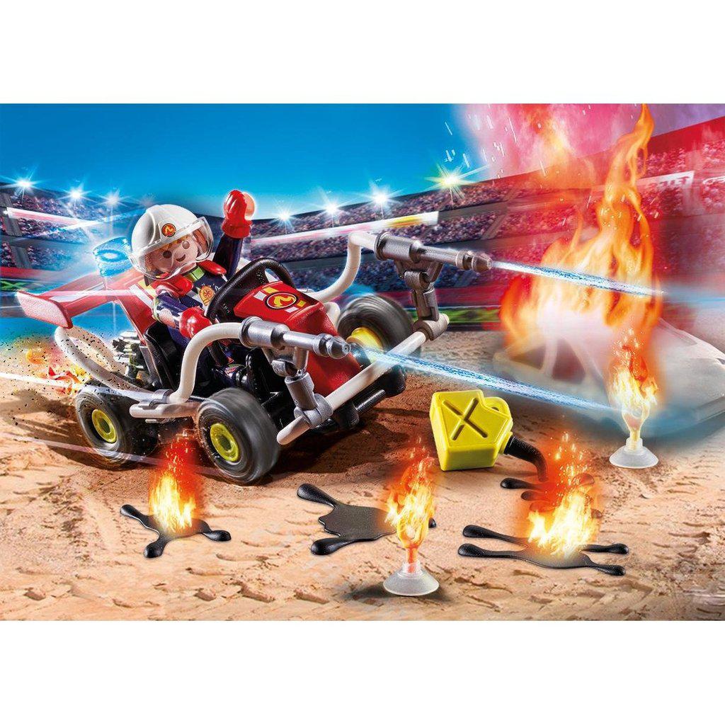 Stunt Show Fire Quad-Playmobil-The Red Balloon Toy Store