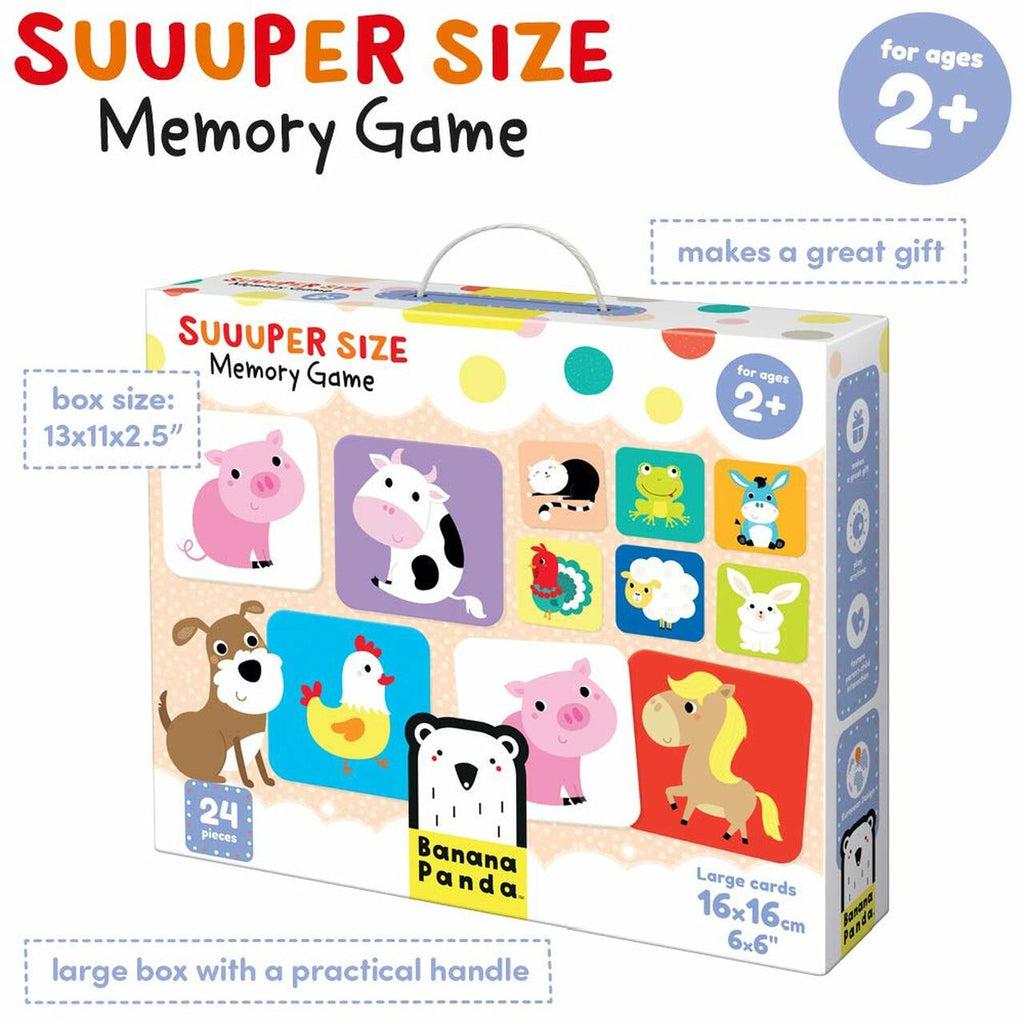 Suuuper Size Memory Game-Banana Panda-The Red Balloon Toy Store
