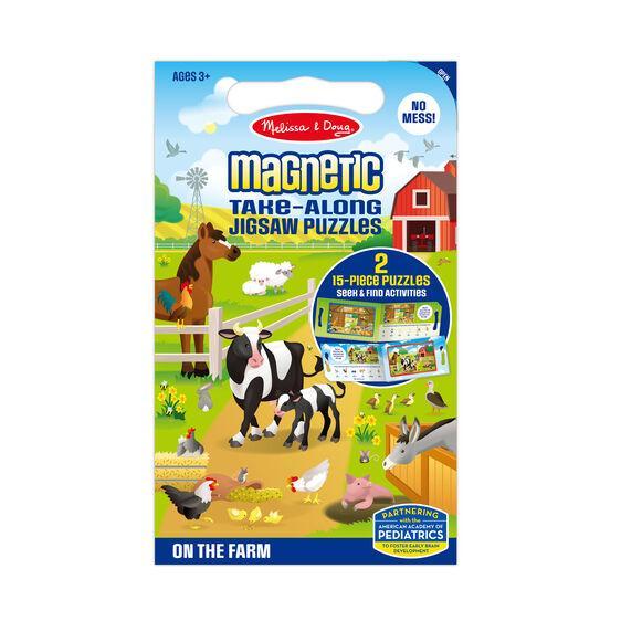 Take Along Magnetic Puzzle - On the Farm-Melissa & Doug-The Red Balloon Toy Store
