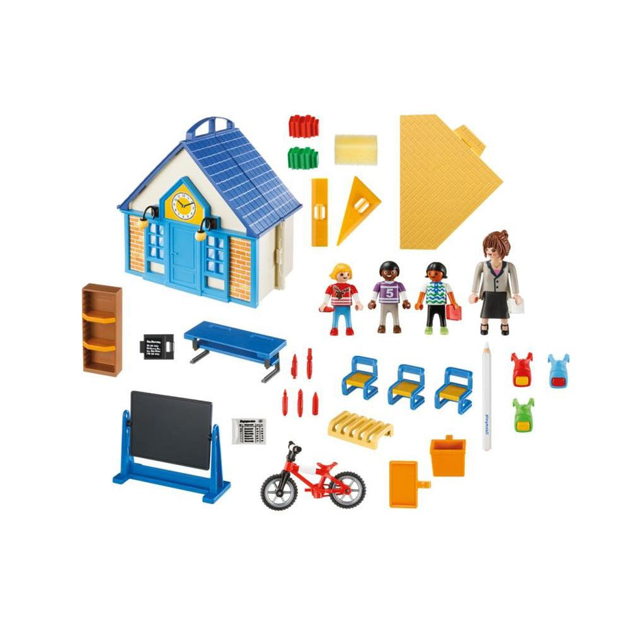 Playmobil City Life Take Along School House - 5662 – The Red