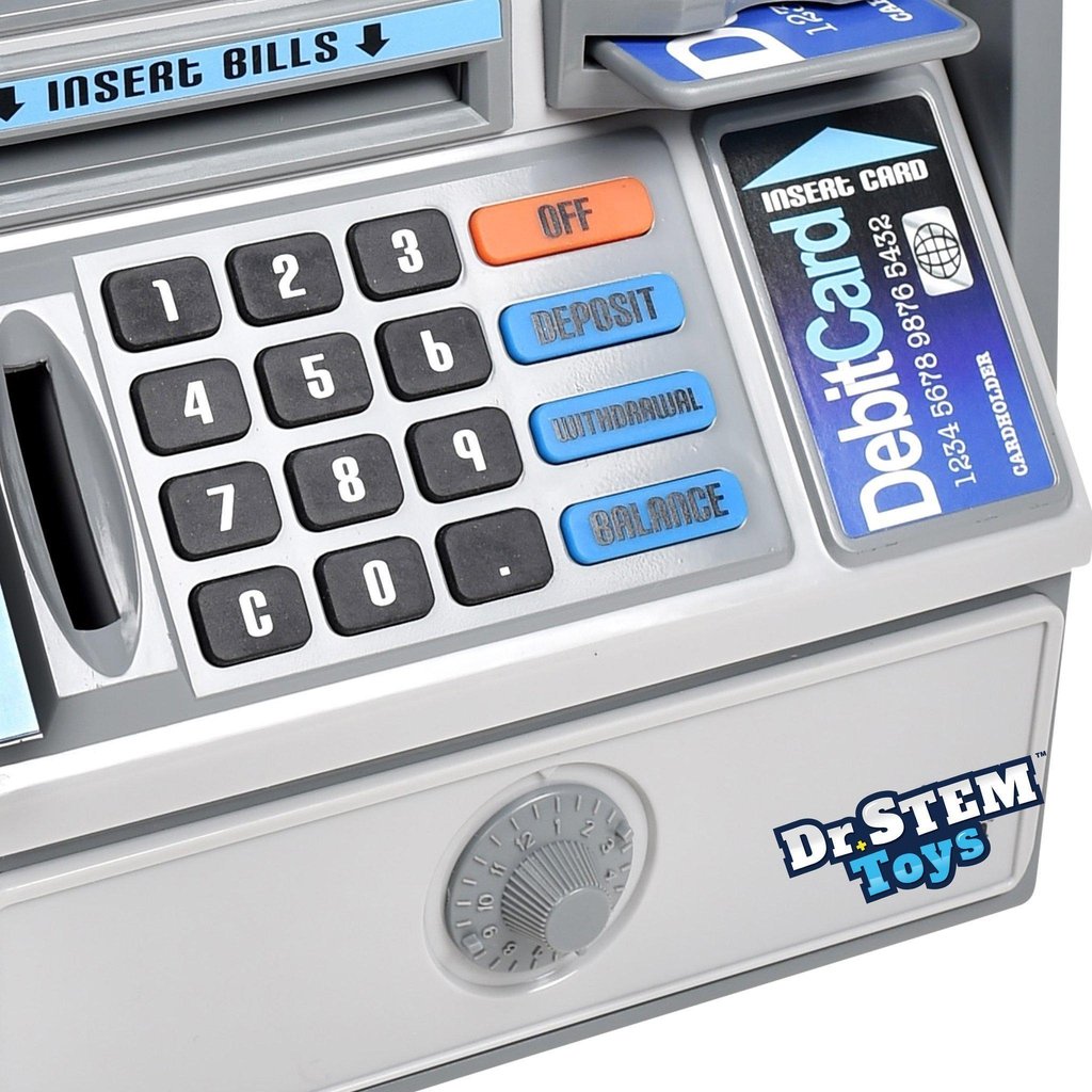 this image shows the buttons are off, deposit, withdrawal, and balance