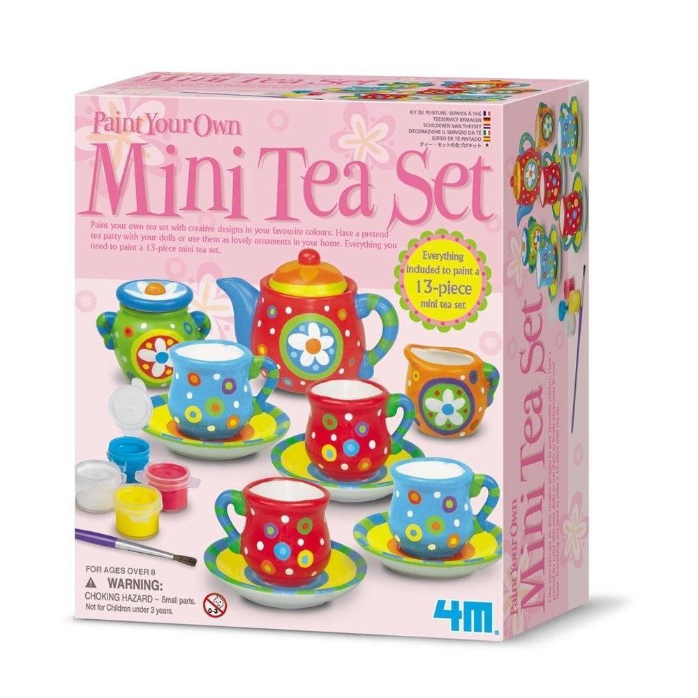 Tea Set Painting Kit-4M-The Red Balloon Toy Store