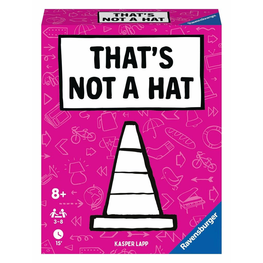 The box shows a trafic cone drawn in black and white on a pink background with a variety of objects drawn on it. The title is in a hand written font in a white square at the top
