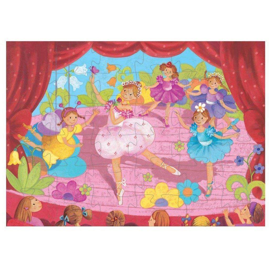The Ballerina Silhouette Puzzle (36 pc)-Djeco-The Red Balloon Toy Store