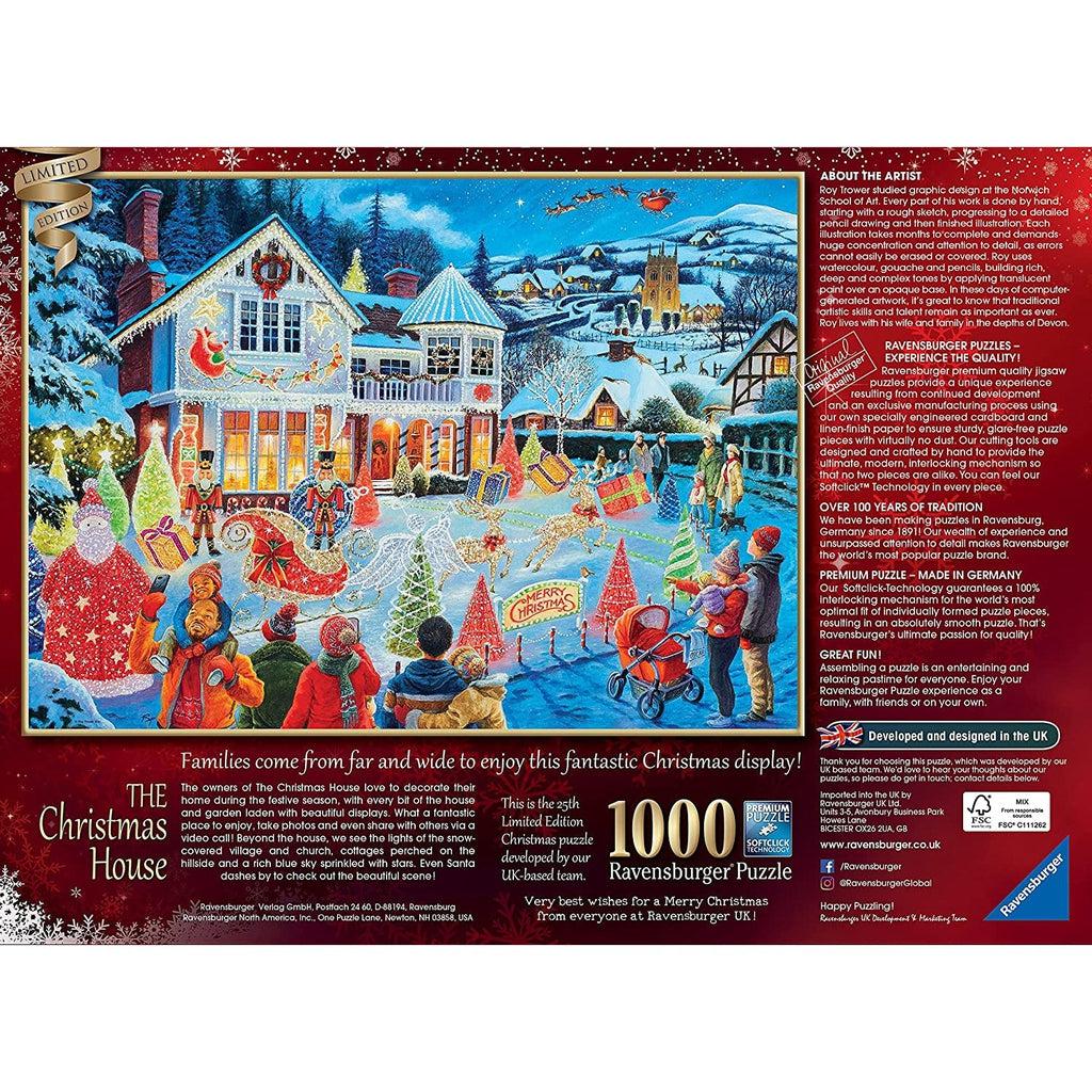 The Christmas House 1000pc-Ravensburger-The Red Balloon Toy Store