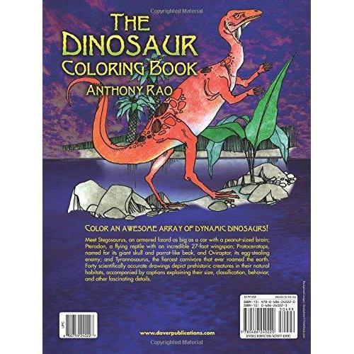 The Dinosaur Coloring Book-Dover Publications-The Red Balloon Toy Store