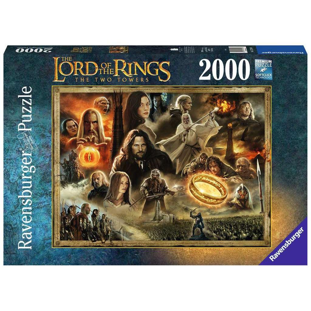 Puzzle box | Image contains multiple characters from Lord of the Rings | 2000pcs