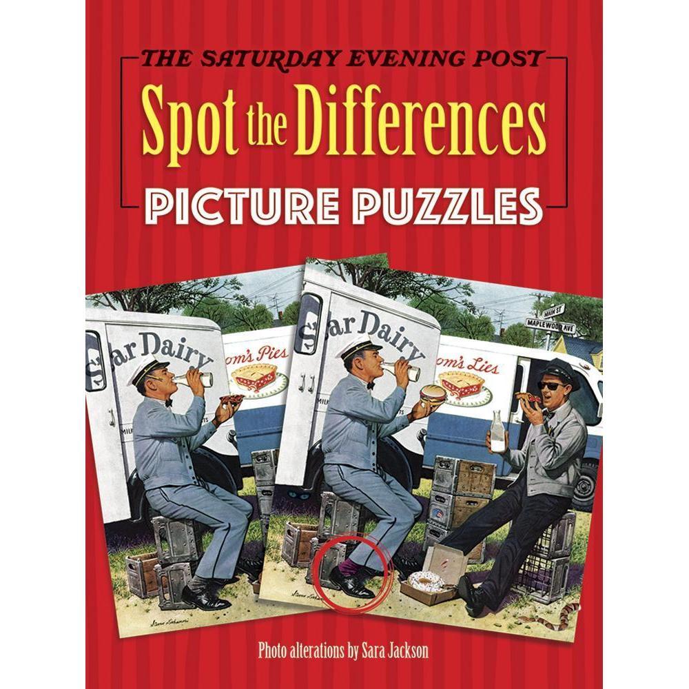 The Saturday Evening Post Spot the Differences Picture Puzzles-Dover Publications-The Red Balloon Toy Store
