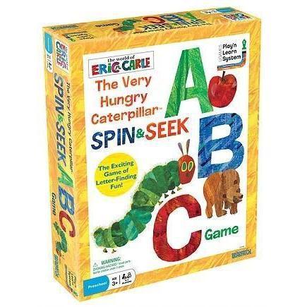 The Very Hungry Caterpillar™ Spin & Seek ABC Game-University Games-The Red Balloon Toy Store