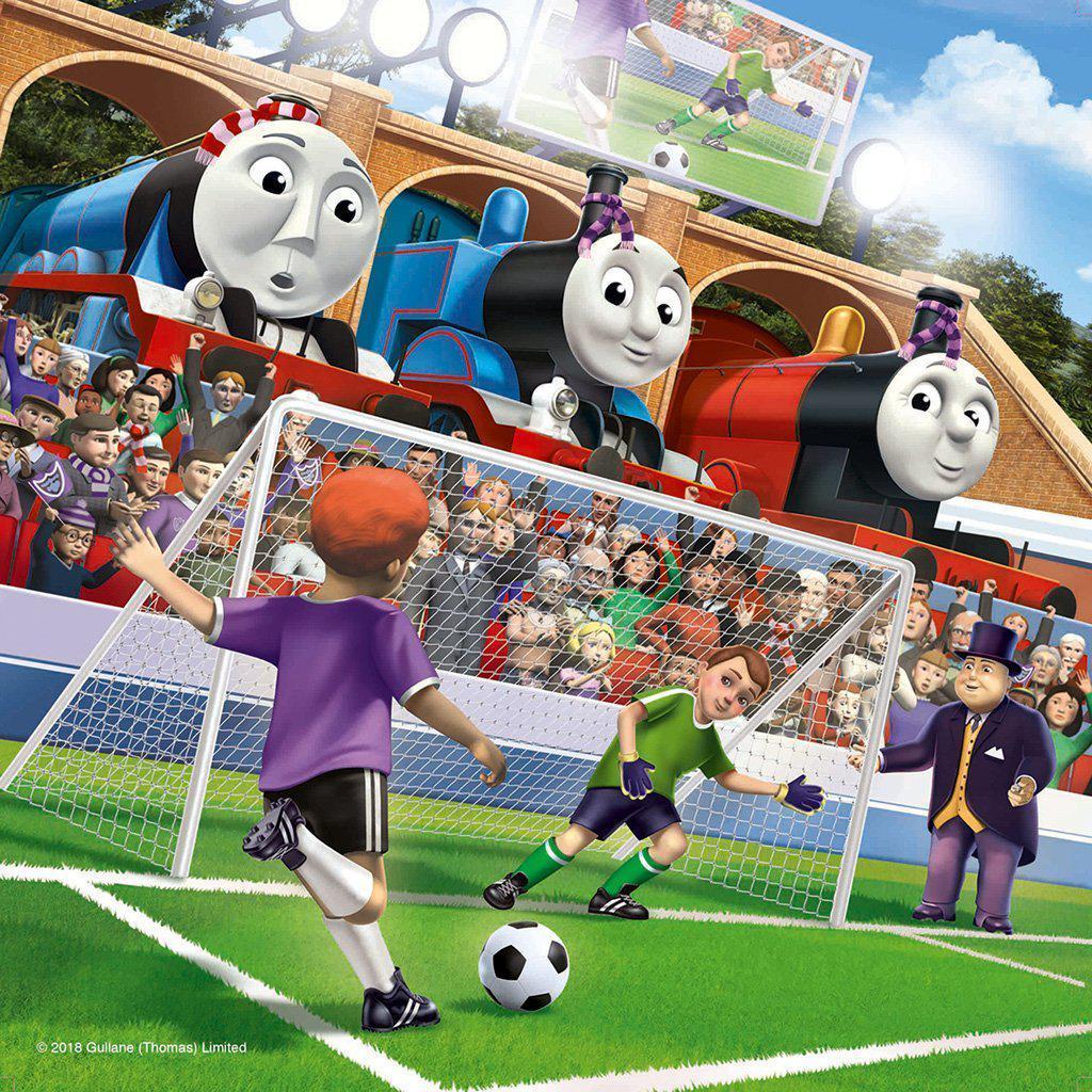 Thomas Watches Soccer 3 x 49pc-Ravensburger-The Red Balloon Toy Store