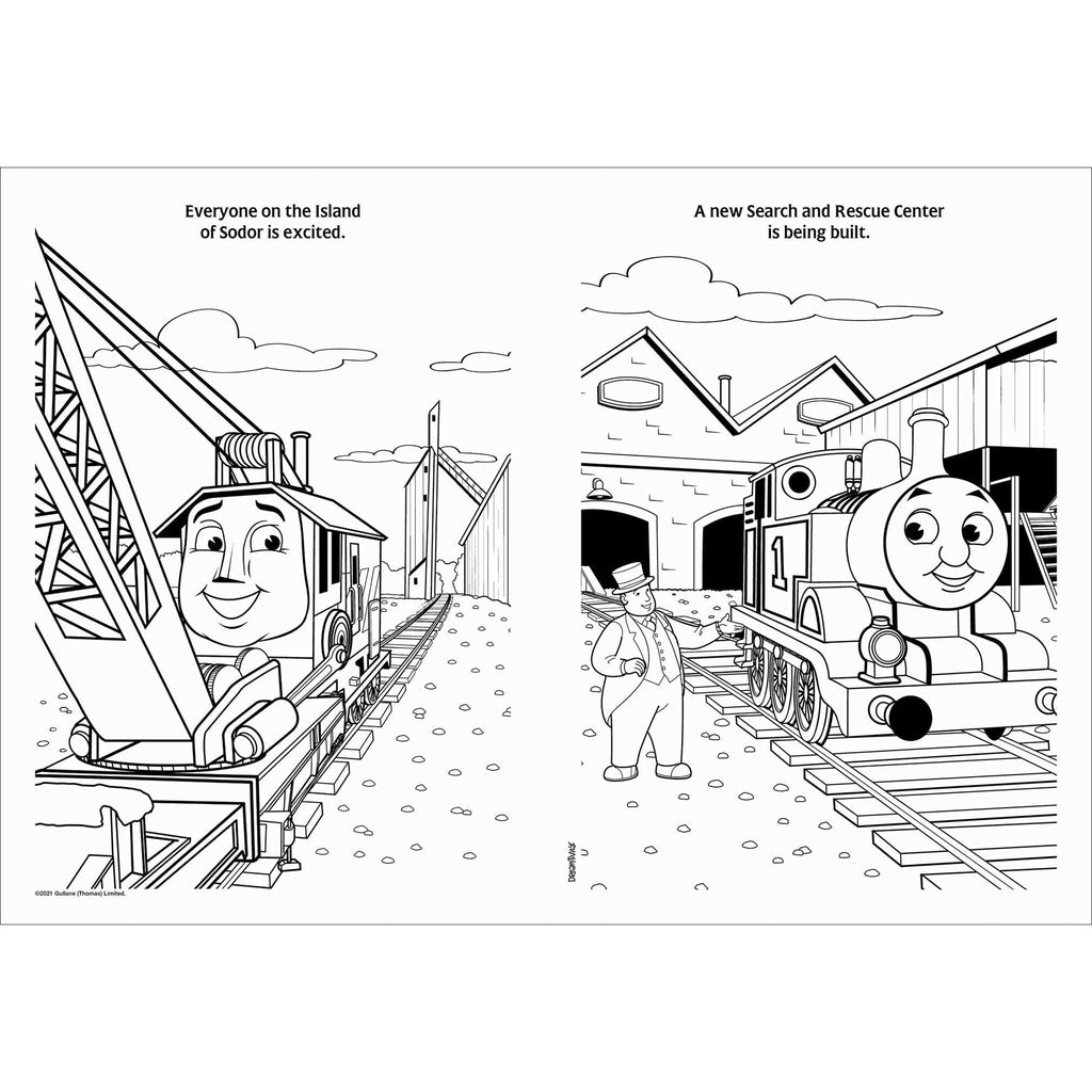 Example of two pages in the book. These pages are just normal coloring pages.