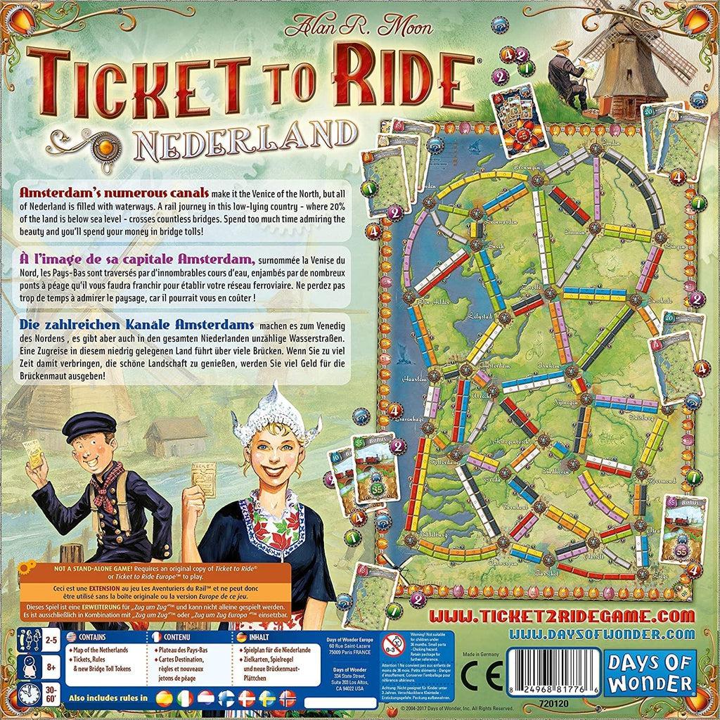Ticket to Ride: Nederland-Days of Wonder-The Red Balloon Toy Store