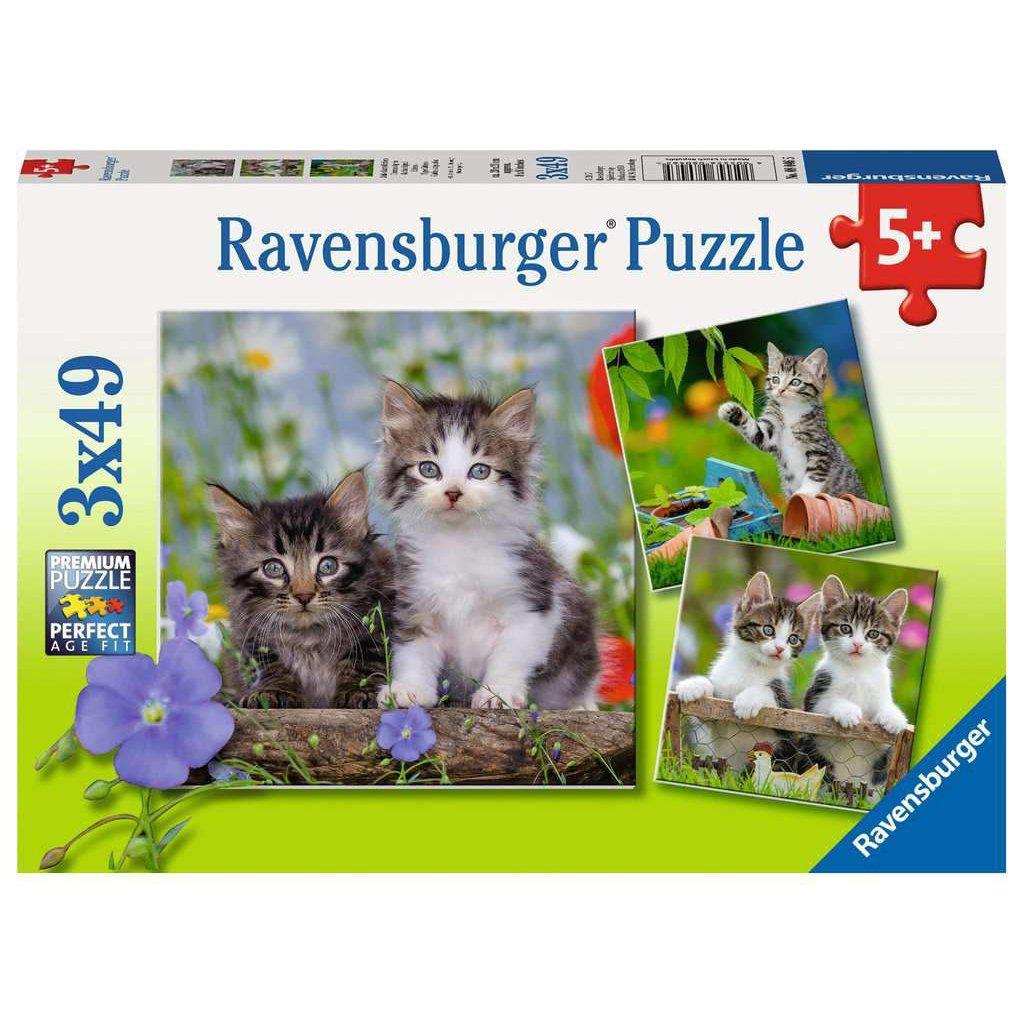 Tiger Kittens 3 x 49pc-Ravensburger-The Red Balloon Toy Store