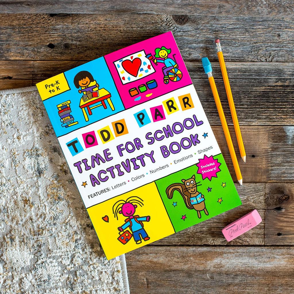 Time for School Activity Book-Hachette Book Group-The Red Balloon Toy Store