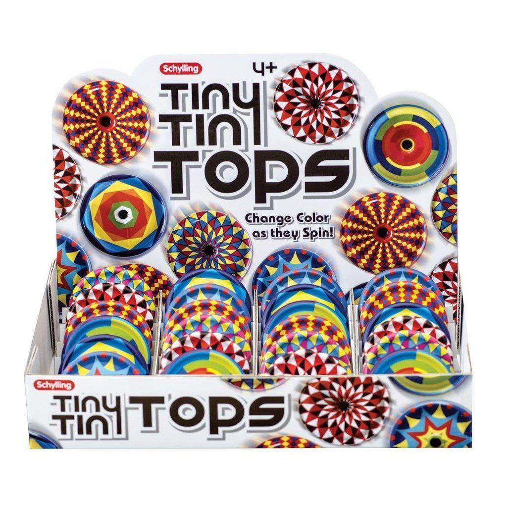 Tiny Tin Tops-Schylling-The Red Balloon Toy Store