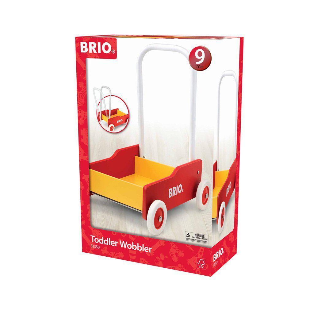 Toddler Wobbler (Red and Yellow)-Brio-The Red Balloon Toy Store