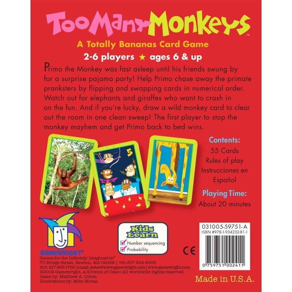 Too Many Monkeys-Gamewright-The Red Balloon Toy Store