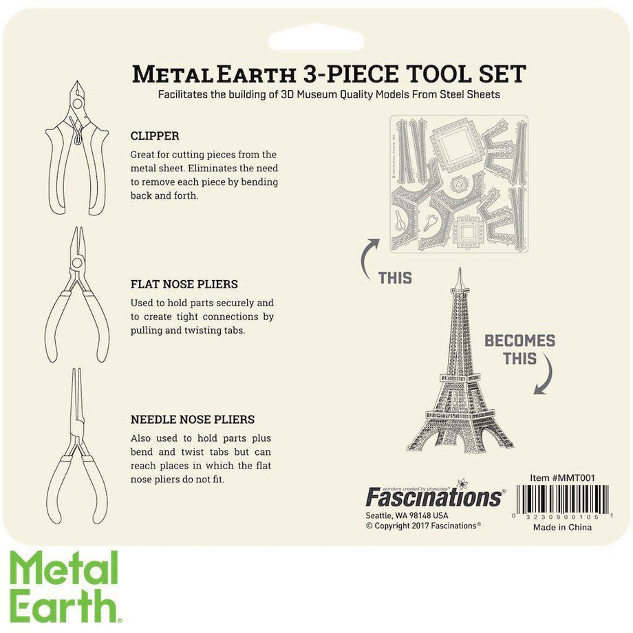 Metal Earth Tool Kit for 3D Model