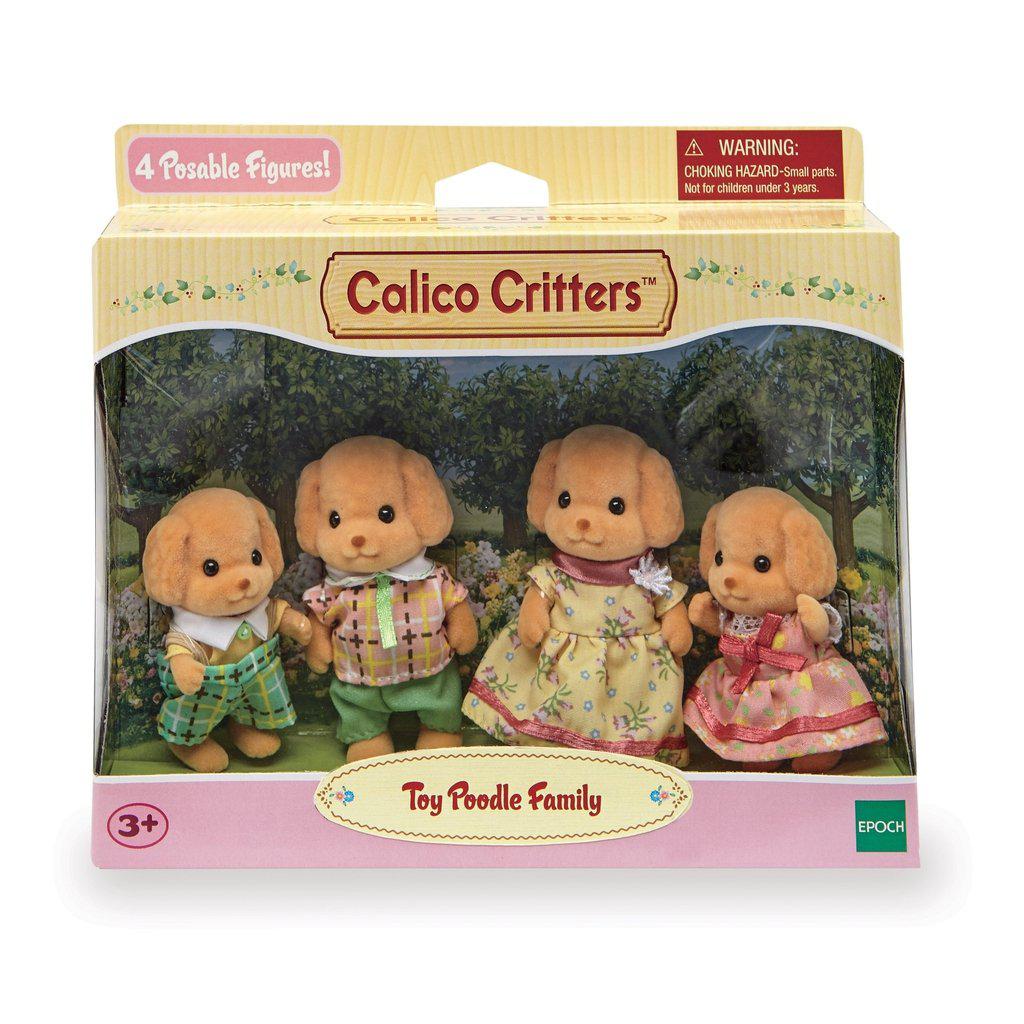 Toy Poodle Family-Calico Critters-The Red Balloon Toy Store