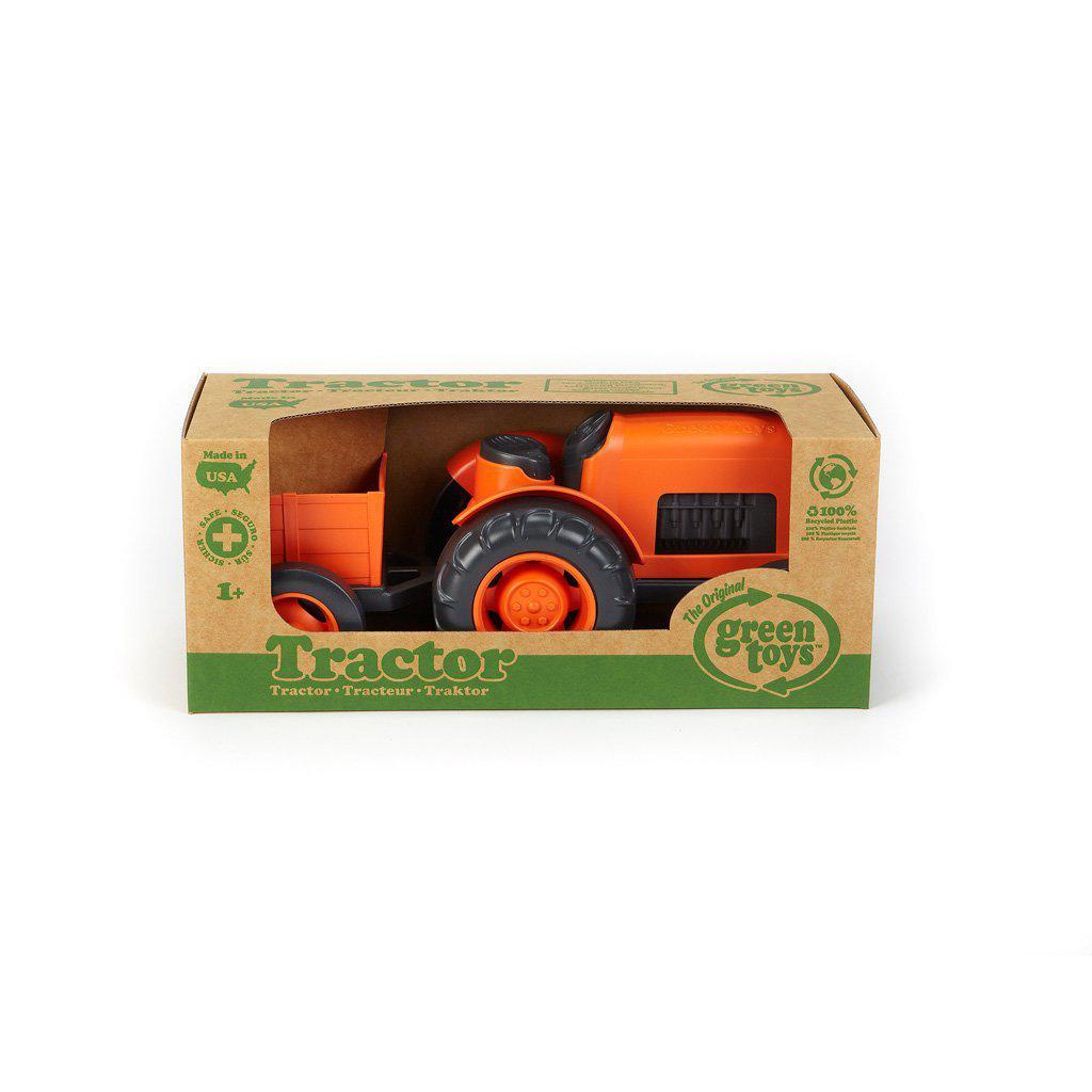 Tractor - Orange-Green Toys-The Red Balloon Toy Store