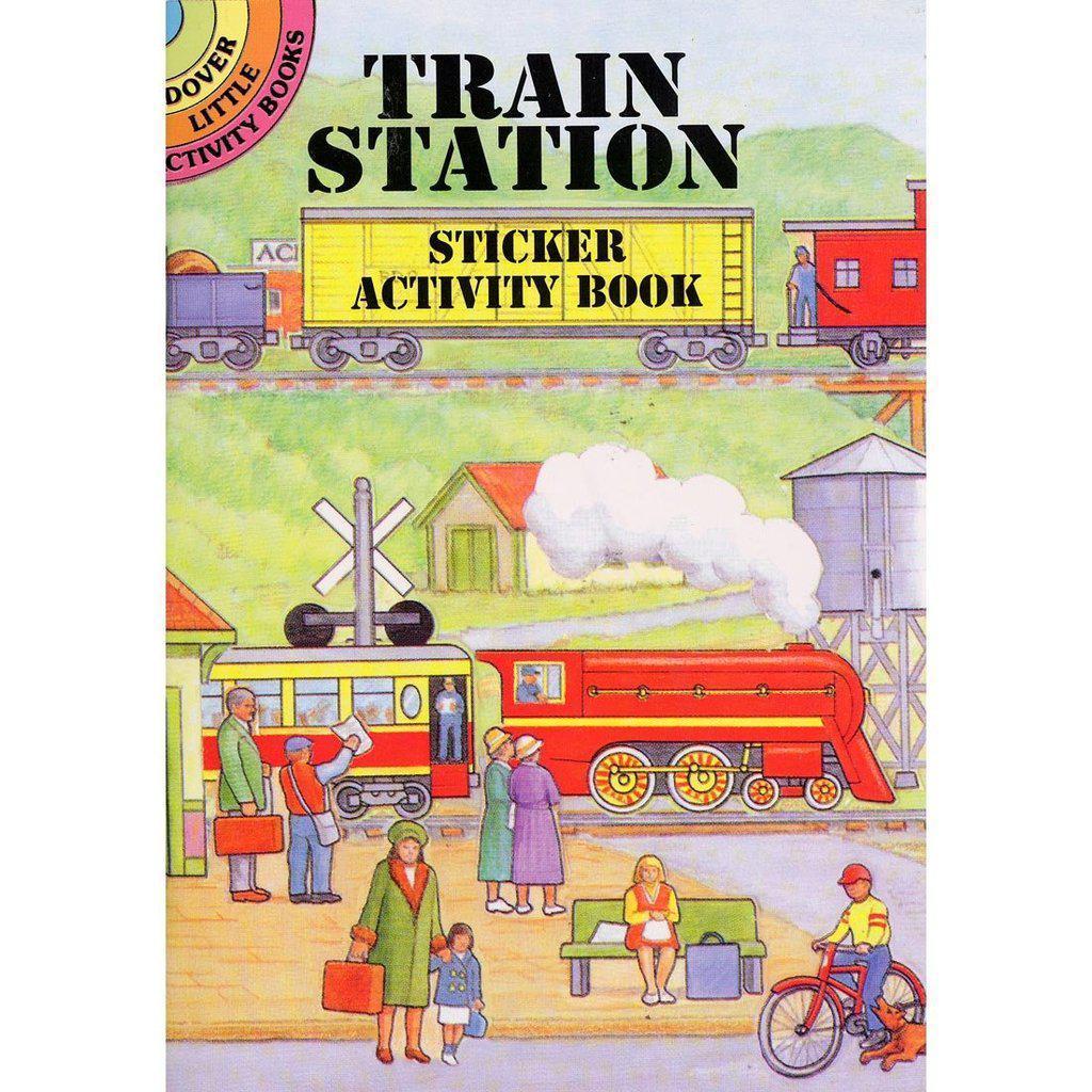 Train Station Sticker Activity Book-Dover Publications-The Red Balloon Toy Store