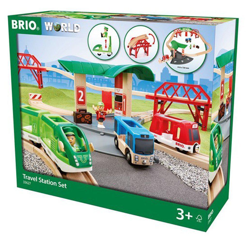 Travel Station Set-Brio-The Red Balloon Toy Store