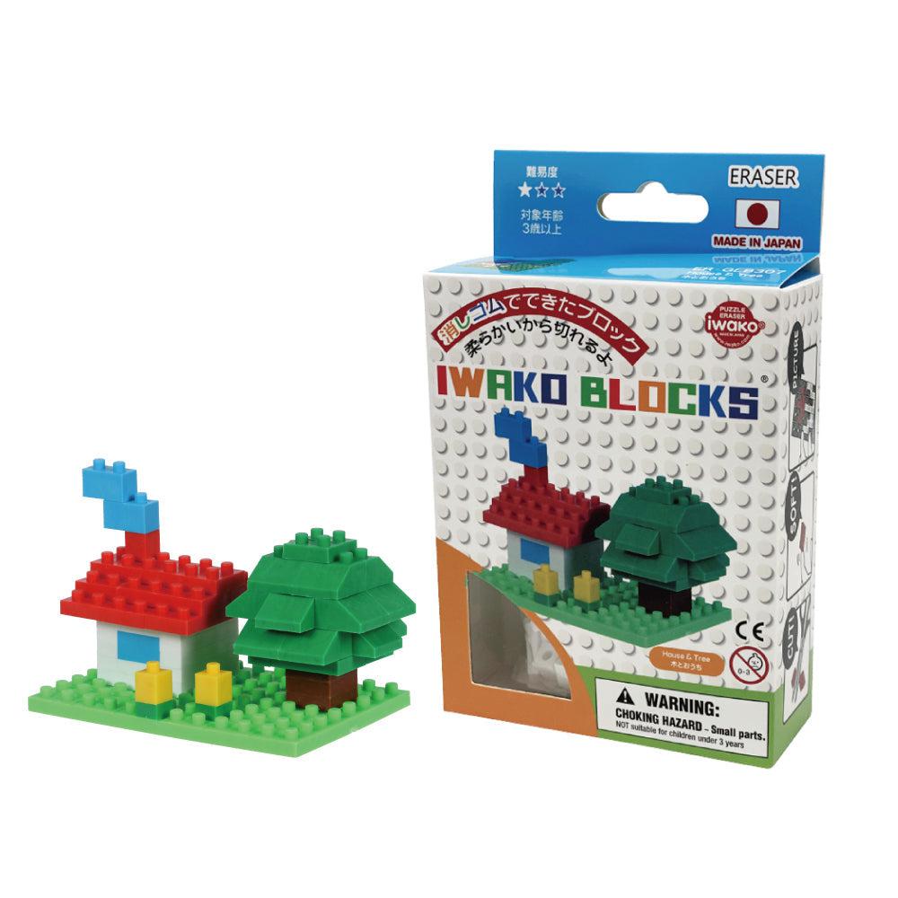Tree & House - Iwako Eraser Blocks-Iwako-The Red Balloon Toy Store