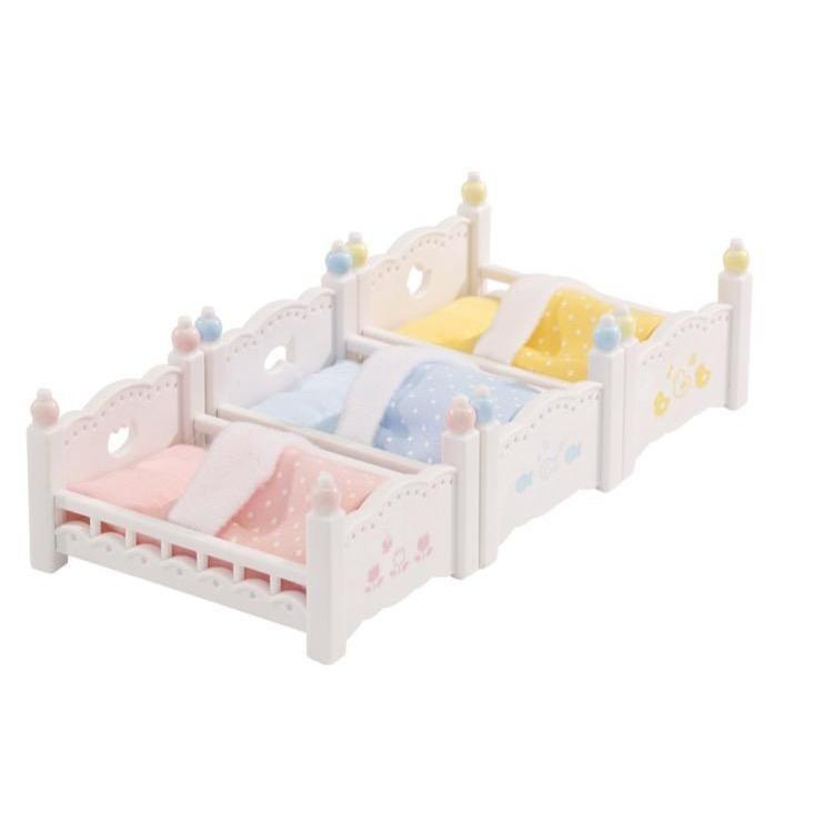 Triple Baby Bunk Beds-Calico Critters-The Red Balloon Toy Store