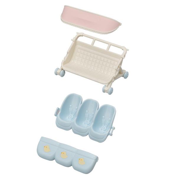 Triplets Stroller-Calico Critters-The Red Balloon Toy Store