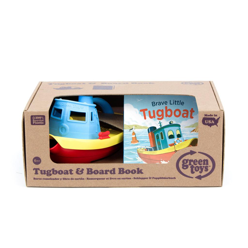 Tugboat & Board Book-Green Toys-The Red Balloon Toy Store