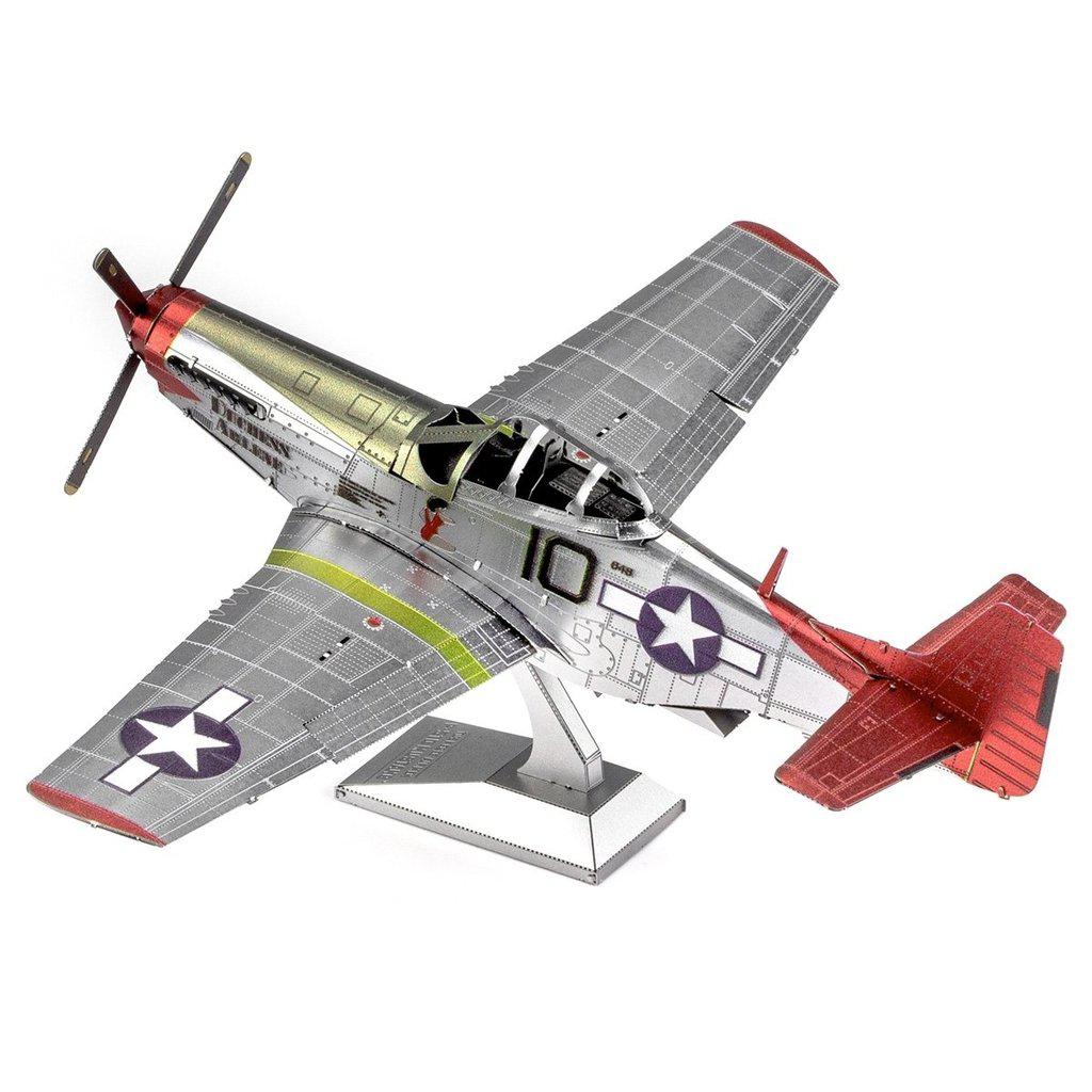 Tuskegee Airmen P-51D Mustang Model-Metal Earth-The Red Balloon Toy Store