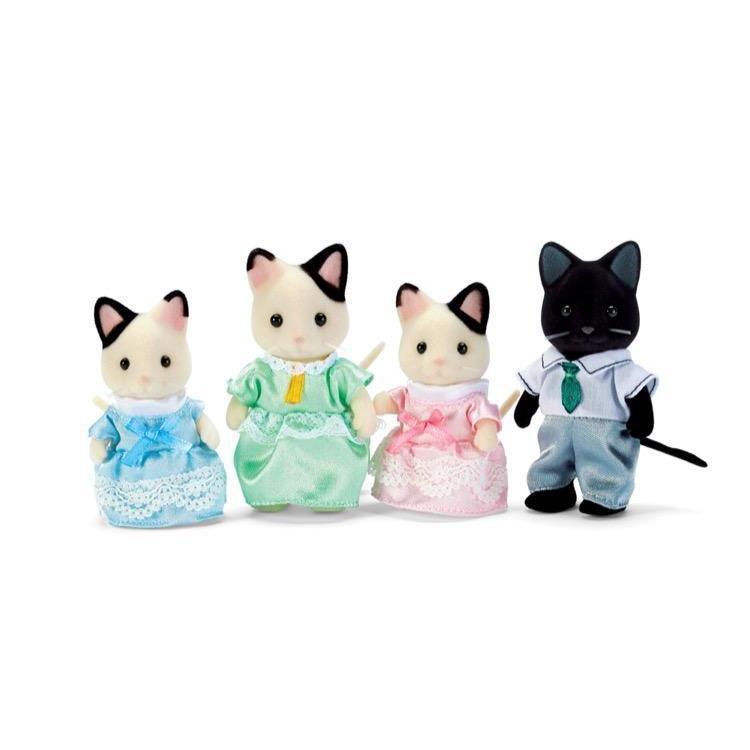 Tuxedo Cat Family-Calico Critters-The Red Balloon Toy Store