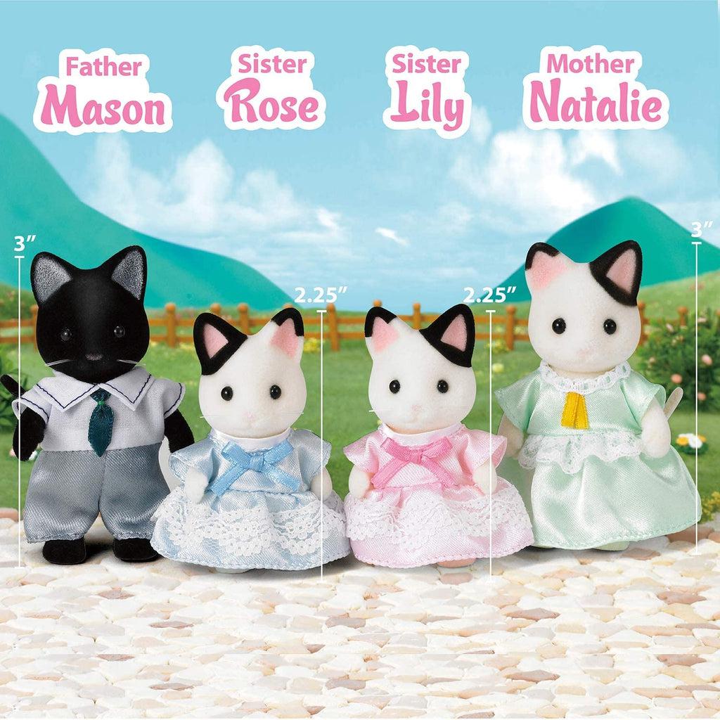 Tuxedo Cat Family-Calico Critters-The Red Balloon Toy Store