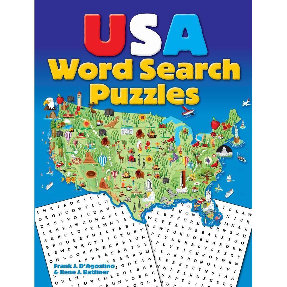 USA Word Search Puzzles-Dover Publications-The Red Balloon Toy Store