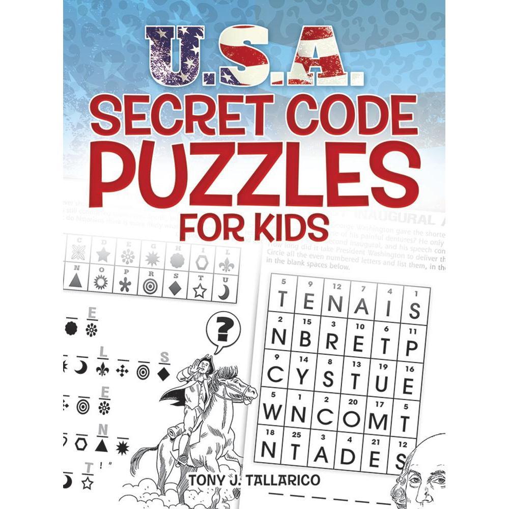 U.S.A. Secret Code Puzzles for Kids-Dover Publications-The Red Balloon Toy Store